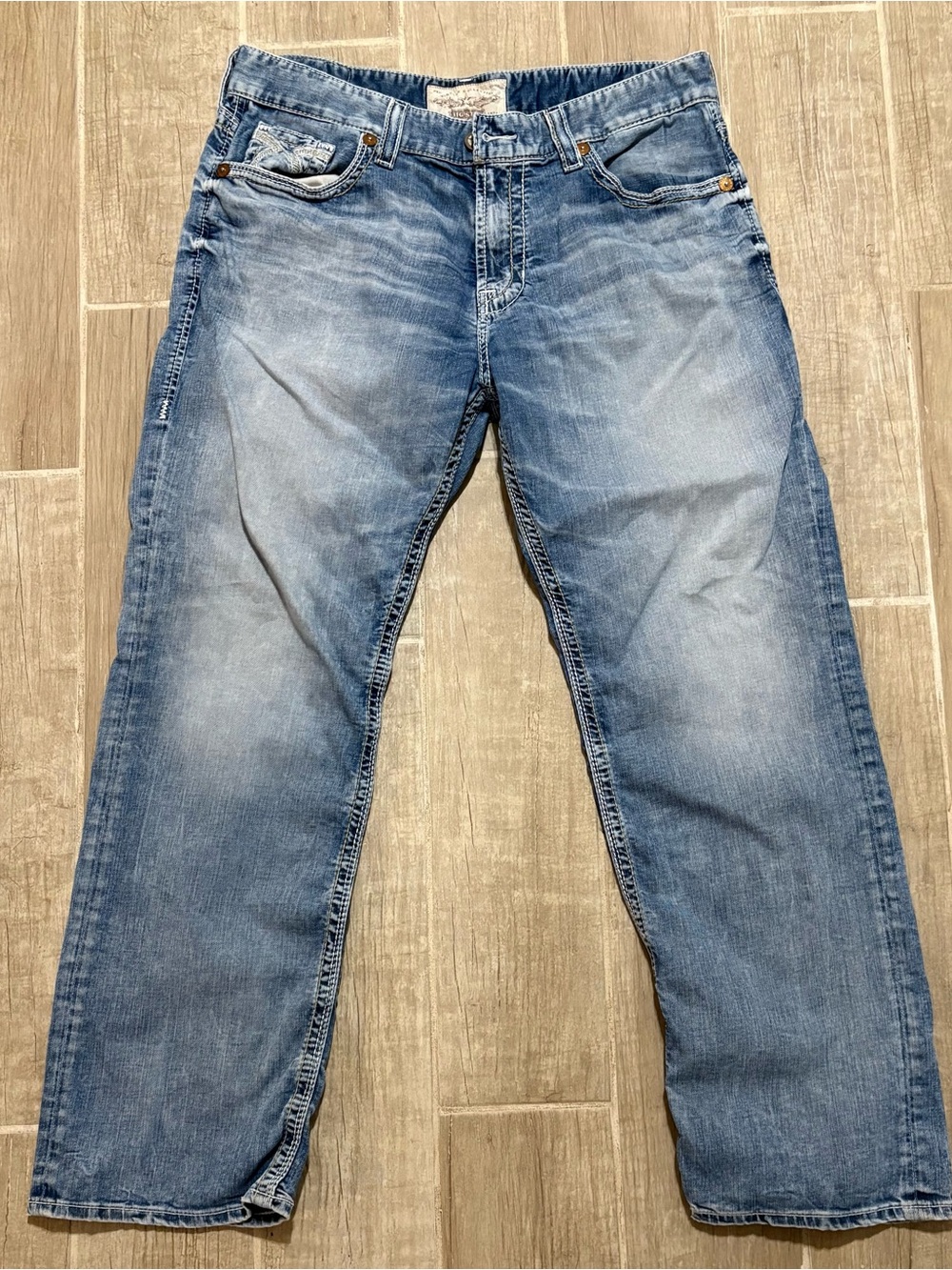 Big Star Men's Light Blue Relaxed Fit Jeans